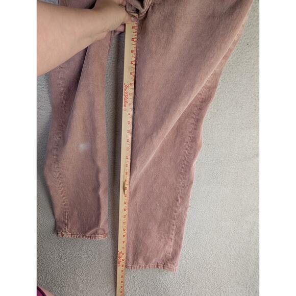 Levis 501 90's Premium Jeans Womens 25x32 Pink Button Fly 5 Pocket READ - Picture 8 of 16